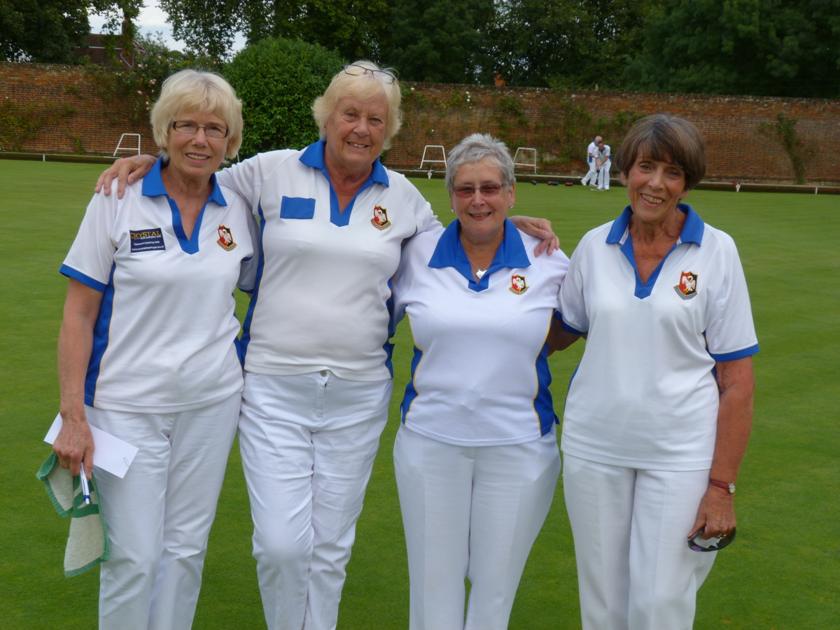 Ladies Championship Pairs Finalists. MARLOW BOWLS CLUB